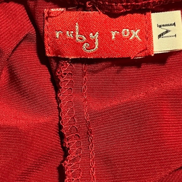 Ruby Rox Backless Red Dress - Picture 3 of 3